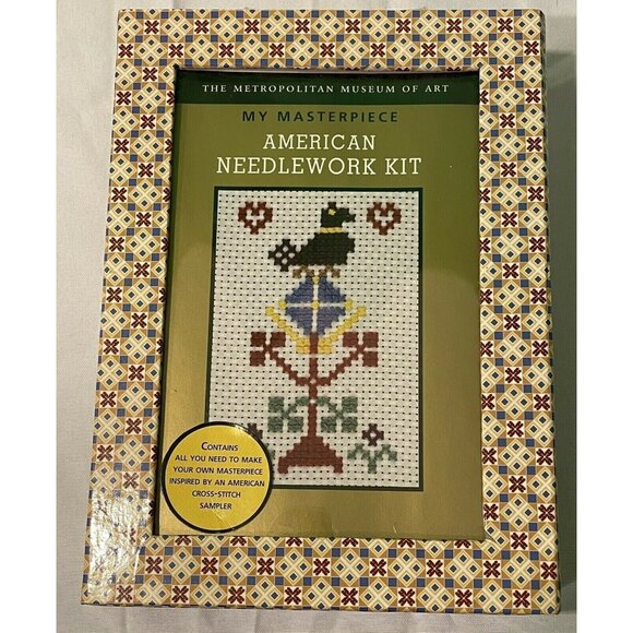 Cross Stitch Kit My Masterpiece American Needlework Sampler Metropolitan Museum - Picture 2 of 9